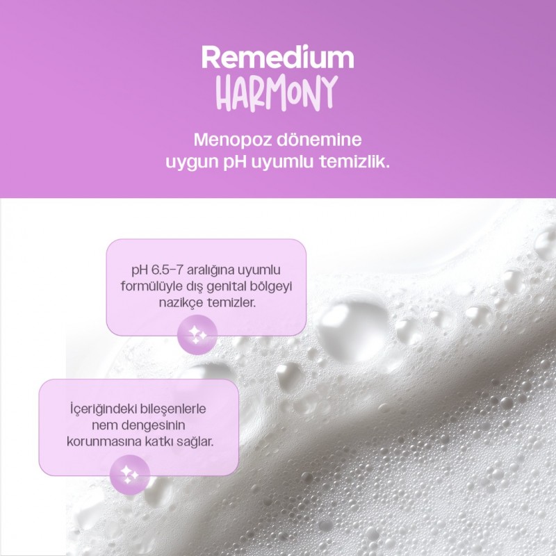 ya da Remedium Harmony Menopoz Dönemine Uygun İntim  Yıkama Köpüğü-150 ML