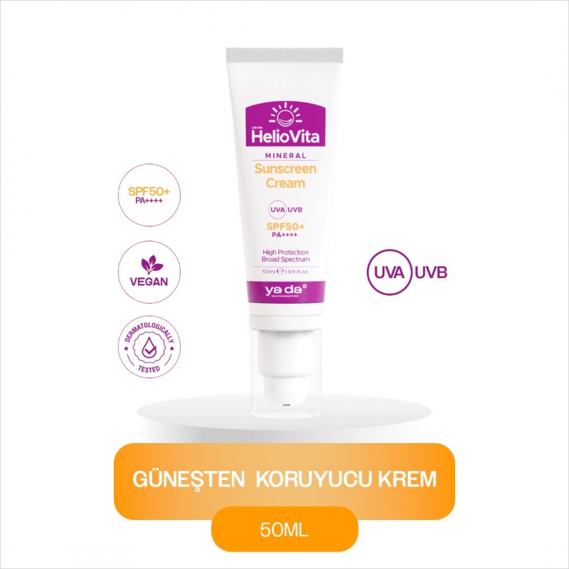 HelioVita %100 Mineral Güneşten Koruyucu Krem (50 ml)