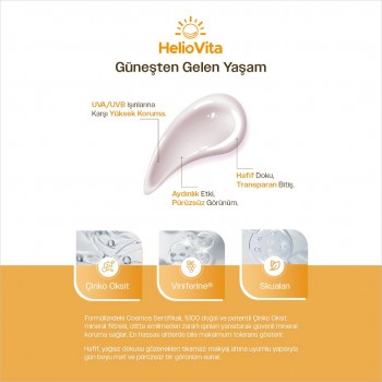 HelioVita %100 Mineral Güneşten Koruyucu Krem (50 ml)