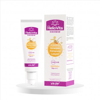 HelioVita %100 Mineral Güneşten Koruyucu Losyon - Bebek & Çocuk (75 ml)