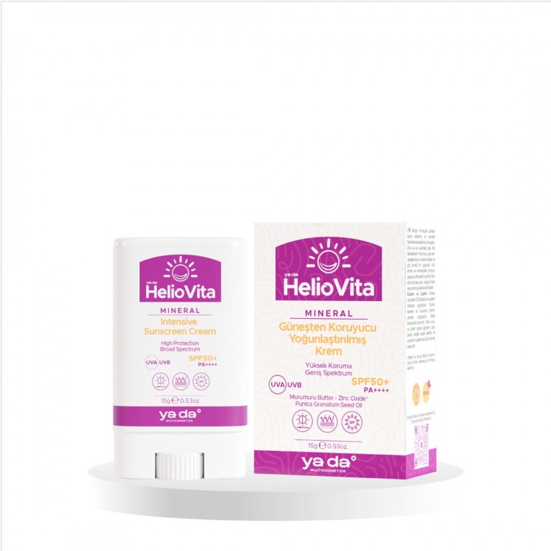 HelioVita %100 Mineral Güneşten Koruyucu Yoğunlaştırılmış Krem (15 g)