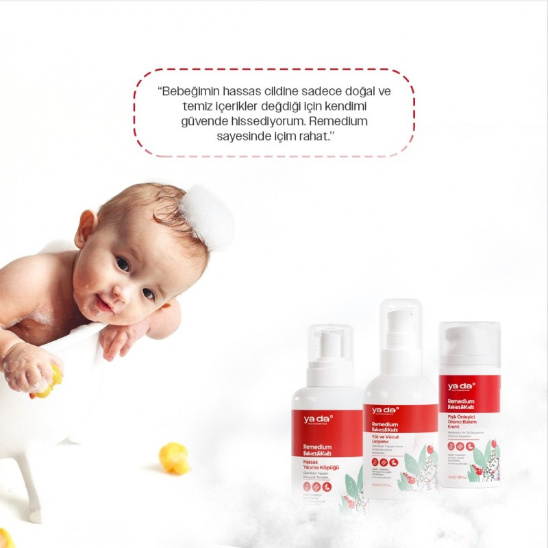 Remedium Bebek ve Çocuk Kolay Emilen Yüz ve Vücut Losyonu