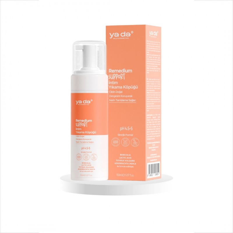 ya da Remedium Support Mantar Eğilimi İçin Nazik Temizlik İntim Yıkama Köpüğü, 150 ml-150