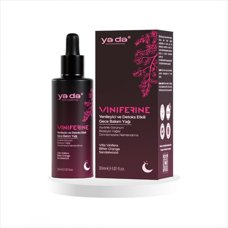 Viniferine Yenileyici ve Detoks Etkili Gece Bakım Yağı