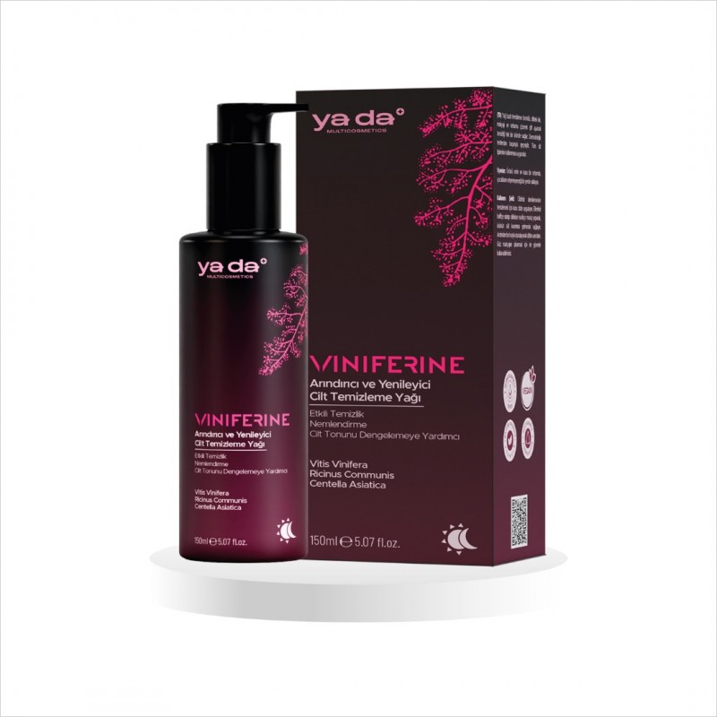 Viniferine Arındırıcı ve Yenileyici Makyaj  Temizleme Yağı/ Su ile köpürür