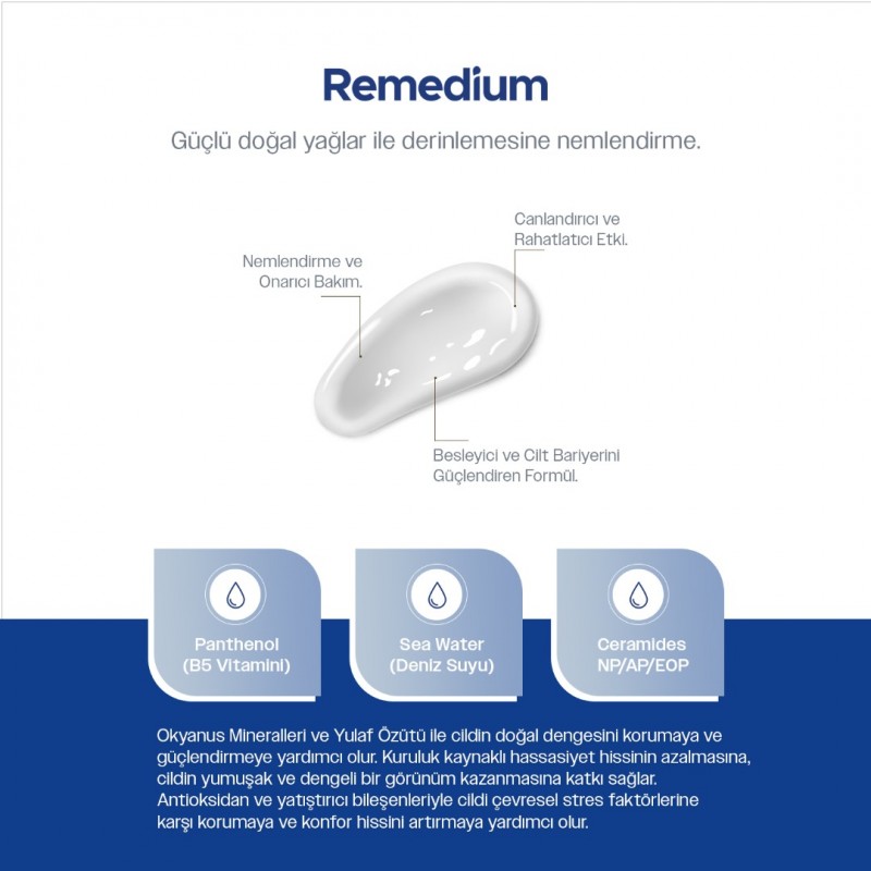Remedium Yoğun Nemlendirici Vücut Losyonu
