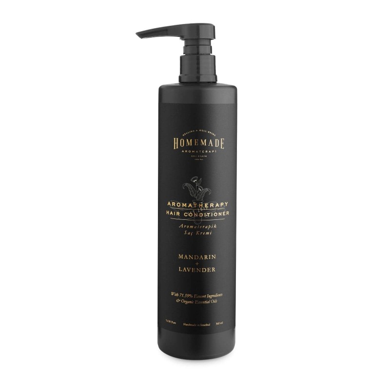 Aromaterapik Saç Kremi Mandalina & Lavanta (Duvara Asmalı)
