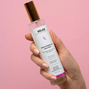 Zenginleştirilmiş Nemlendirici Gül Hidrosolü - Niacinamide & Yulaf Özü Face Mist | Gül Mayası + Beta Glukan + Pre/Post Biyotik
