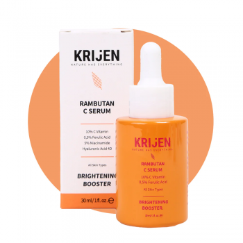 Rambutan C Vitamin & Ferulik Asit Canlandırıcı Serum | Bitkisel Retinol + Hyaluronik Asit